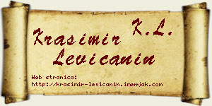 Krasimir Levičanin vizit kartica